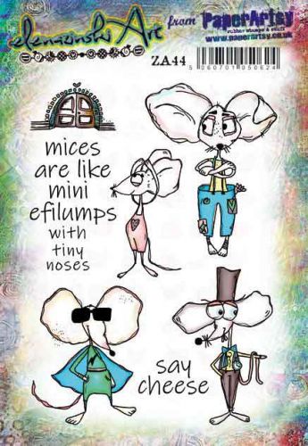 Zinski Art (ZA44) A5 Stamp Set for PaperArtsy