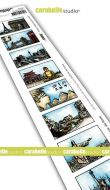 Carabelle Studio - Cling Stamp Edge - 8 labels - Trip around the World (SED0040)