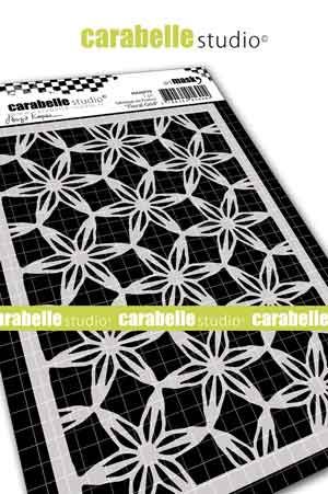 Carabelle Studio - Mask A6 - Floral Grid by Birgit Koopsen (MA60078)