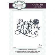 Creative Expressions Sue Wilson Craft Die Expressions - Best of Luck (CED5417)