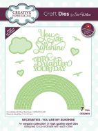 Creative Expressions Sue Wilson Craft Die Festive Collection -  Necessities - You are my Sunshine - (CED23018)