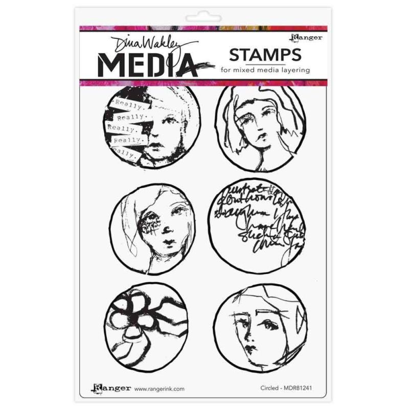 Dina Wakley Rubber Stamps