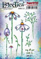 PaperArtsy - Kay Carley 13 - EKC13 A5 Cling Rubber Stamp Set