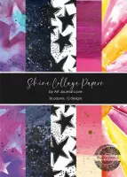 Shine A4 Collage paper pad *UK ONLY* by Funky Fossil Designs (PA150)