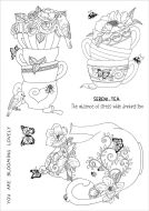 Serenitea (CS0114) A5 polymer stamp set by Funky Fossil Designs