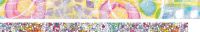 Flowerful washi tape (2 pack - 30mm and 15mm) (PA043) by Zinski Art for Funky Fossil Designs