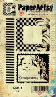 Kids Plate 4 Ink and the Dog PaperArtsy A6 Cling Rubber Stamp (K4EZ)
