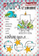 Jo Firth Young 65 (JOFY65) PaperArtsy A5 sized Cling Rubber Stamp Set