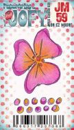 JOFY Mini 59 (JM59) PaperArtsy credit card sized cling rubber stamp