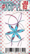 JOFY Mini 62 (JM62) PaperArtsy credit card sized cling rubber stamp