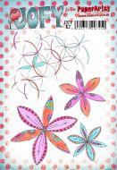 Jo Firth Young 62 (JOFY62) PaperArtsy A5 sized Cling Rubber Stamp Set