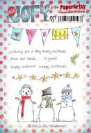 Jo Firth Young 17 (JOFY17) PaperArtsy A5 sized Cling Rubber Stamp Set