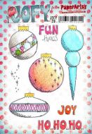 Jo Firth Young 28 (JOFY28) PaperArtsy A5 sized Cling Rubber Stamp Set