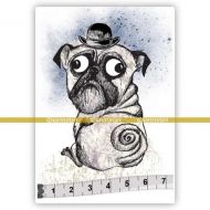 Booly Dog (SOLO082) Single Unmounted Rubber Stamp by Katzelkraft