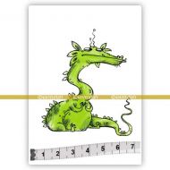 Dragon (SOLO101) Single Unmounted Rubber Stamp by Katzelkraft
