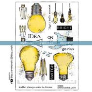 Switch on the Light (KTZ288) A5 Unmounted Rubber Stamp Set designed by Isa.C.Craft and Katzelkraft