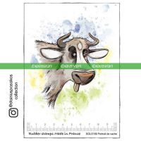 Cow Selfie (SOLO180) Single Unmounted Rubber Stamp by Katzelkraft