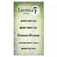 Christmas Greetings Clear stamp by Lavinia Stamps (LAV839)