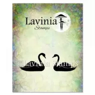 Swans clear polymer stamp by Lavinia Stamps (LAV867)