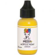 Lemon *GB ONLY* Dina Wakley Media Acrylic Paint 1oz