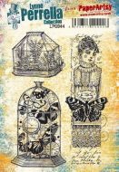 Lynne Perrella Paperartsy A5 Cling Rubber Stamp Set (LPC044)