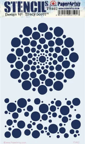 Tracy Scott large PaperArtsy stencil 462 (PS462)