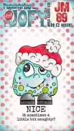 JOFY Mini 89 (JM89) PaperArtsy credit card sized cling rubber stamp