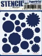 PM021 - Mini Stencil 021 (Ink and the Dog) by PaperArtsy