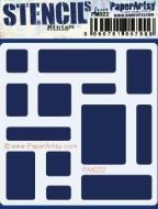 PM022 - Mini Stencil 022 (Ink and the Dog) by PaperArtsy
