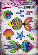 Tracy Scott 79 A5 Cling Rubber Stamp Set (TS079) for PaperArtsy