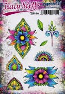 Tracy Scott 80 A5 Cling Rubber Stamp Set (TS080) for PaperArtsy