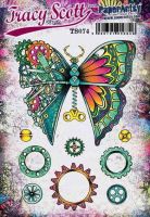 Tracy Scott 74 A5 Cling Rubber Stamp Set (TS074) for PaperArtsy