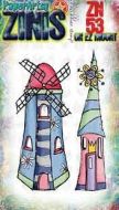 Zini ZN53 PaperArtsy 8cm by 5cm cling stamp