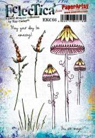 Kay Carley 66 (EKC66) A5 PaperArtsy Cling Rubber Stamp Set