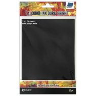 Black Opaque Matte *UK ONLY* Tim Holtz Alcohol Ink Dura-Bright 5 inch by 7 inch (10 Pack) TAC81067