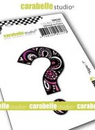 Symbol Stamp Carabelle Studio Symbol Question Cling White Rubber 5cm (SMI0269)