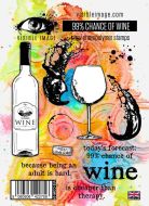 99% Chance of Wine Stamp Set (VIS-COW-01) by Visible Image