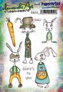Zinski Art Set Paperartsy A5 Cling Rubber Stamp Set (ZA53)